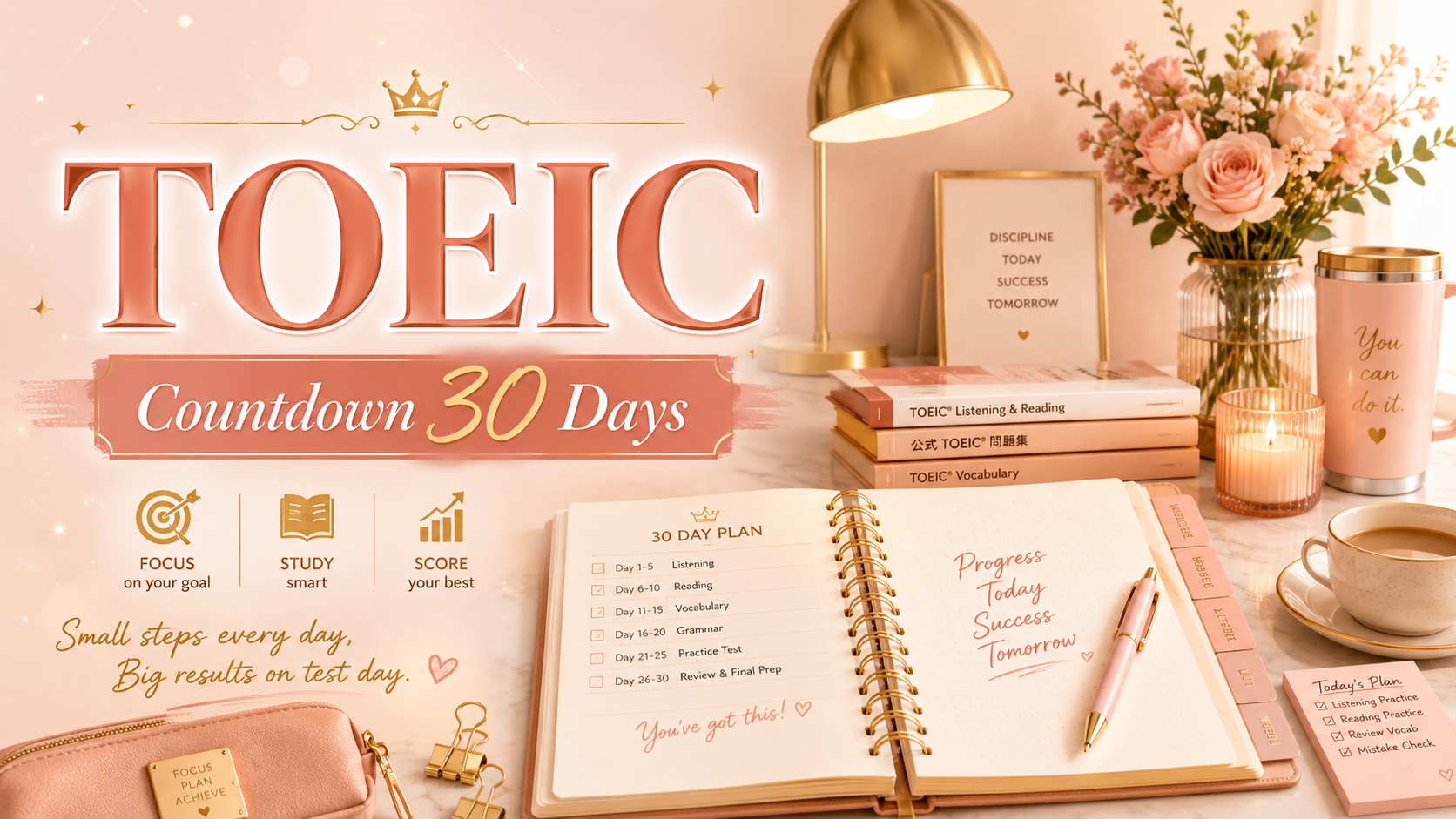 TOEIC 備考策略：30天衝刺計畫